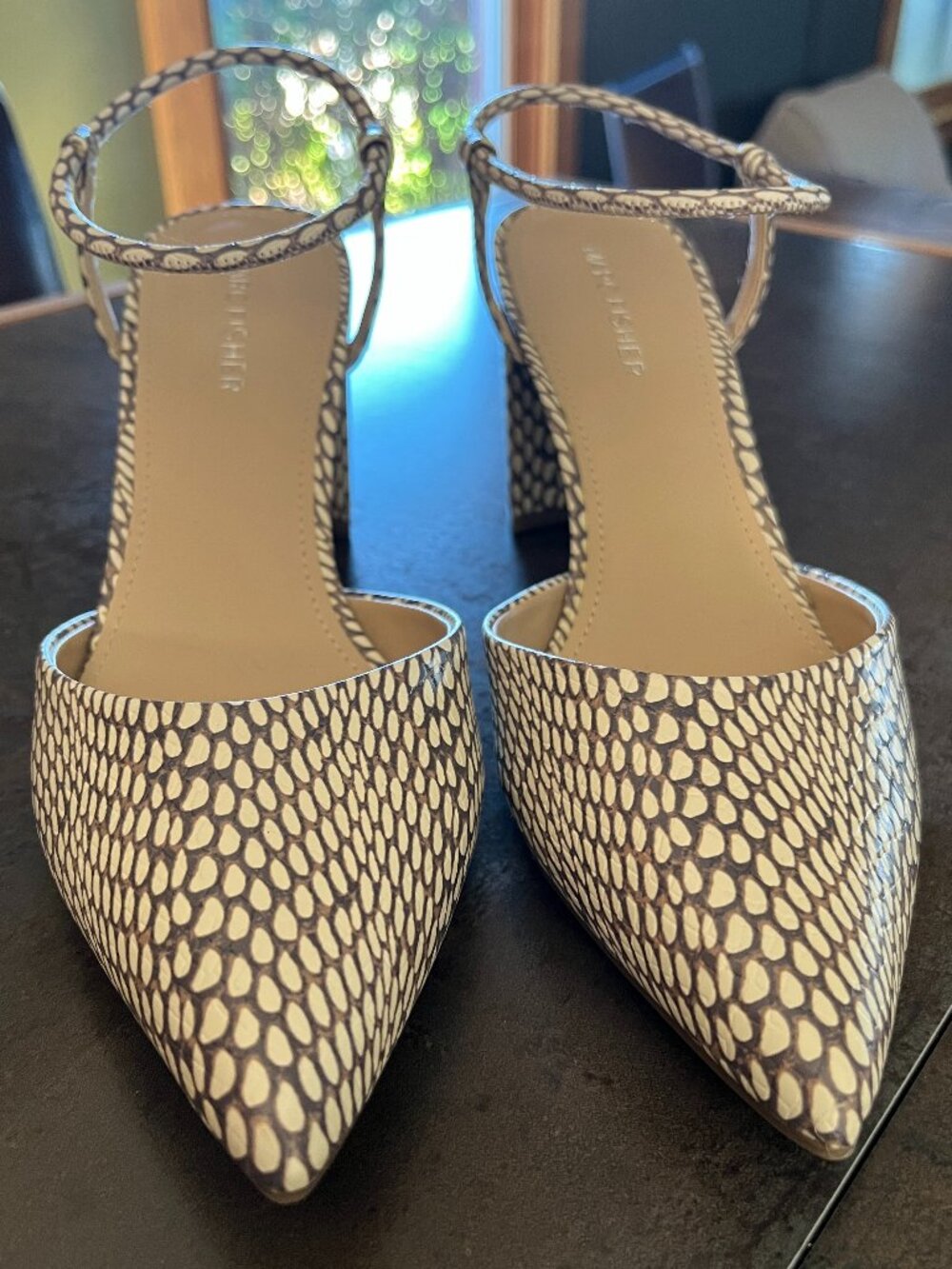 Marc Fisher Call 2 Snake Print Pumps